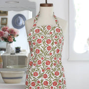 Pacific & Rose Textiles - Warm Red Pomegranate Apron - ModernTribe