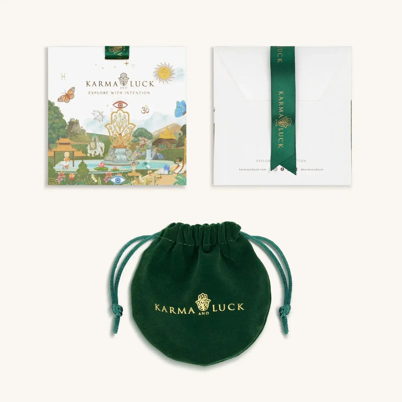 Karma and Luck - Harmonious Spirit Amethyst Hamsa and Evil Eye Bracelet - ModernTribe