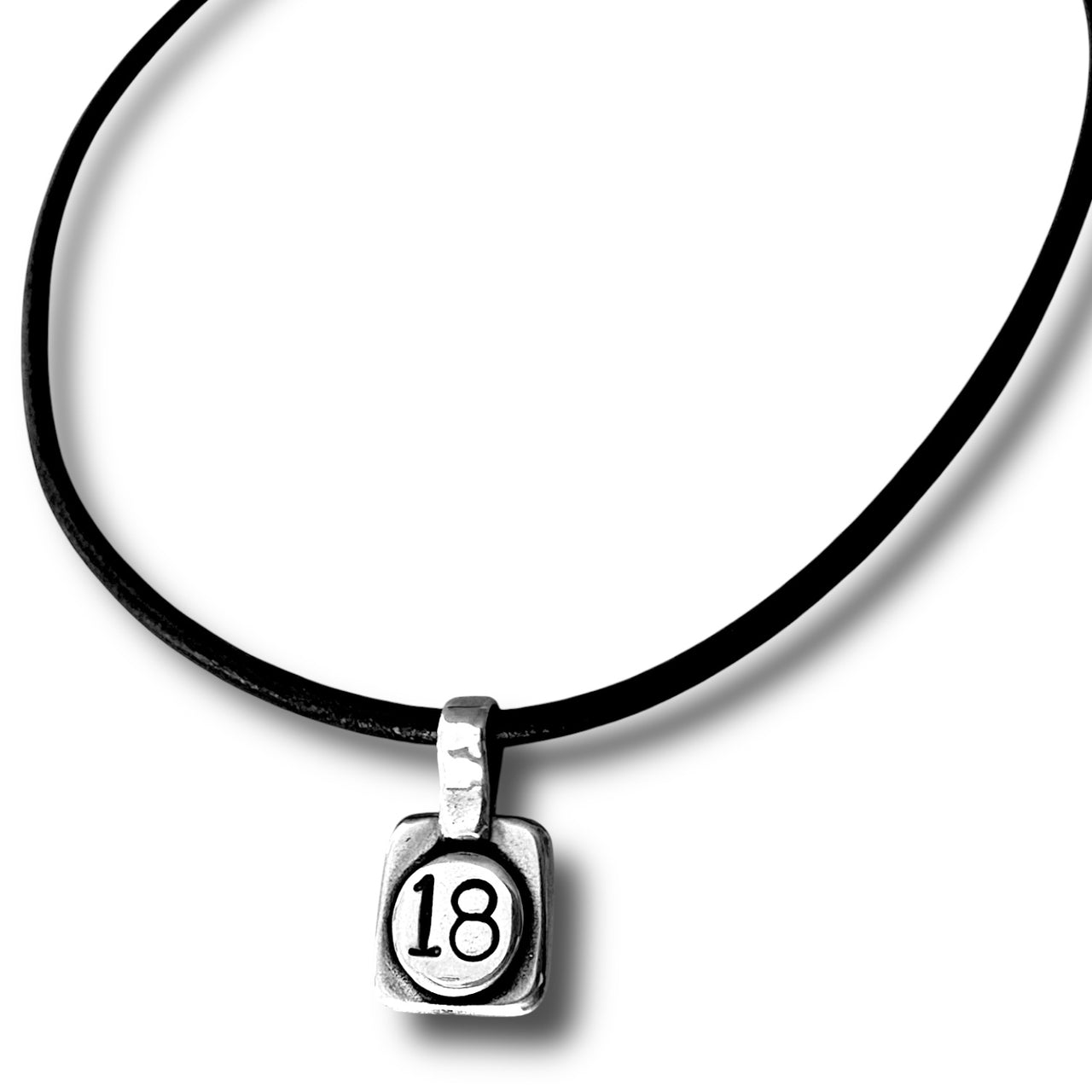 Marla Studio - 18=Chai=Life Necklace by Marla Studio - Sterling Silver - ModernTribe