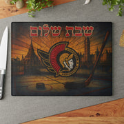 The Rabbi's Wife - Hockey Stained Glass Style Challah Board - (Choice of Team) - ModernTribe