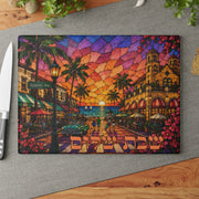 The Rabbi's Wife - Delray Beach Stained Glass Style Challah Board - ModernTribe