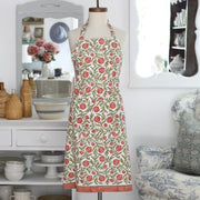 Pacific & Rose Textiles - Warm Red Pomegranate Apron - ModernTribe