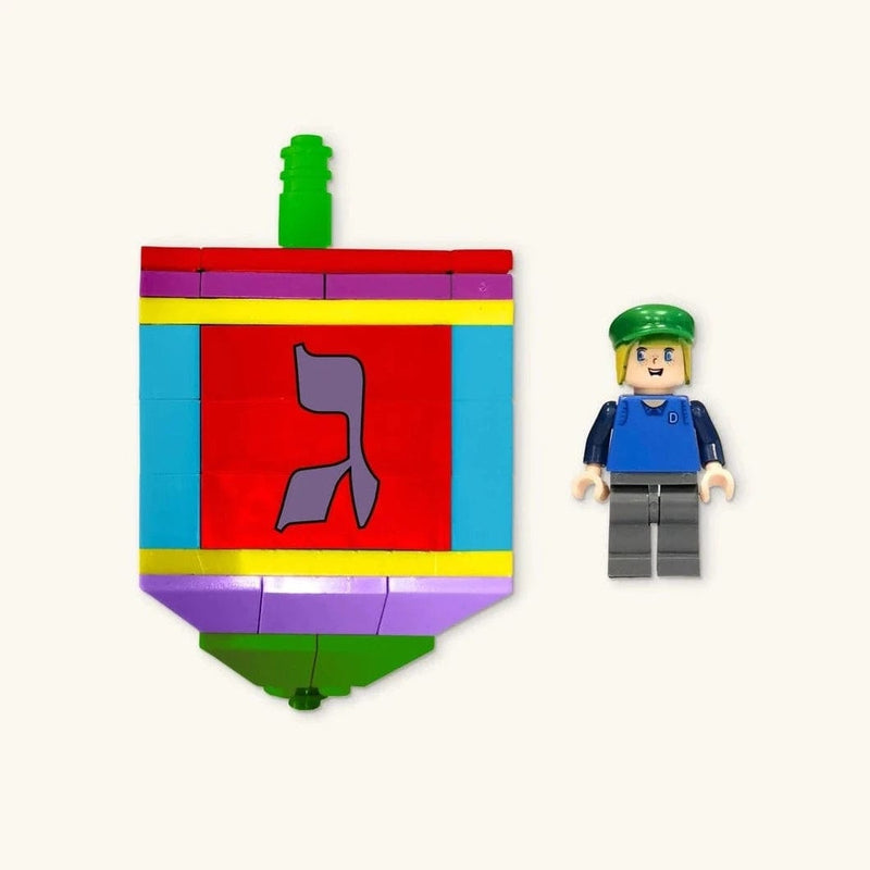 Ner Mitzvah - Binyan Dreidel Set - Build Your Own Block Brick Dreidel - ModernTribe