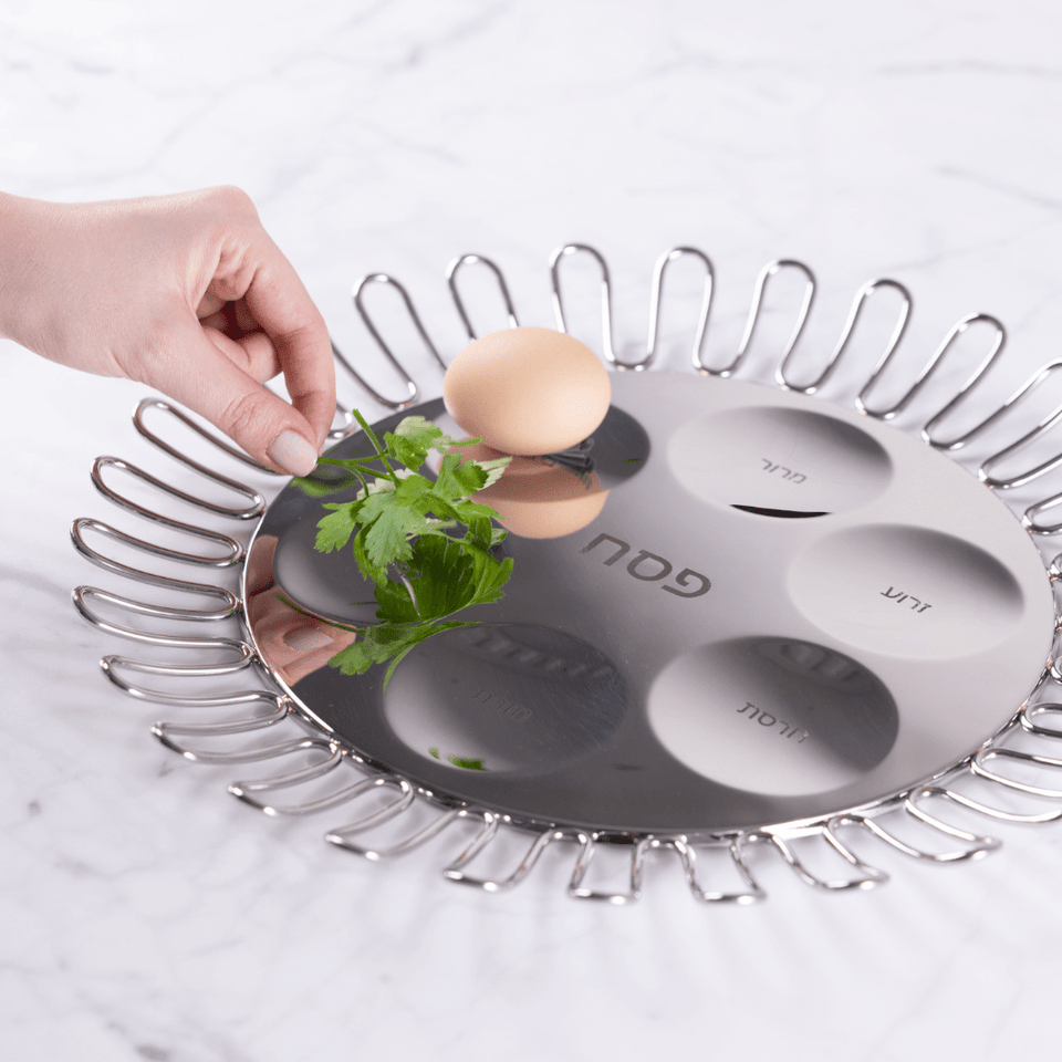 Anna New York - Coluna Dual Seder Plate by Anna New York - ModernTribe