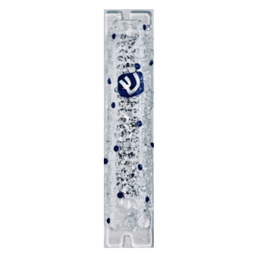 Sandi Katz - Glass Raindrop Mezuzah by Sandi Katz - ModernTribe
