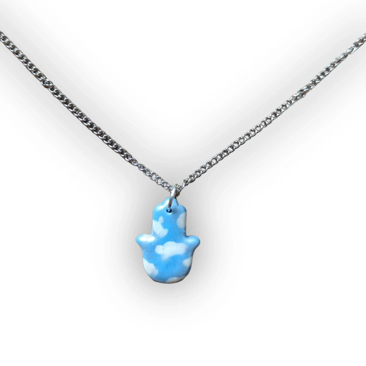 Edie's Art Shop - Shamayim Sky Protection Hamsa Necklace - ModernTribe