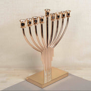 AULICA Golden menorah chandelier 9 lights 34x12x37.5cm