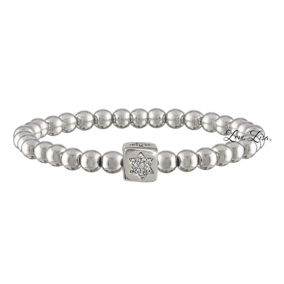 Love, Lisa Bracelets Silver / Star of David Silver or Gold Emily Luxe Bracelet - Star of David or Chai