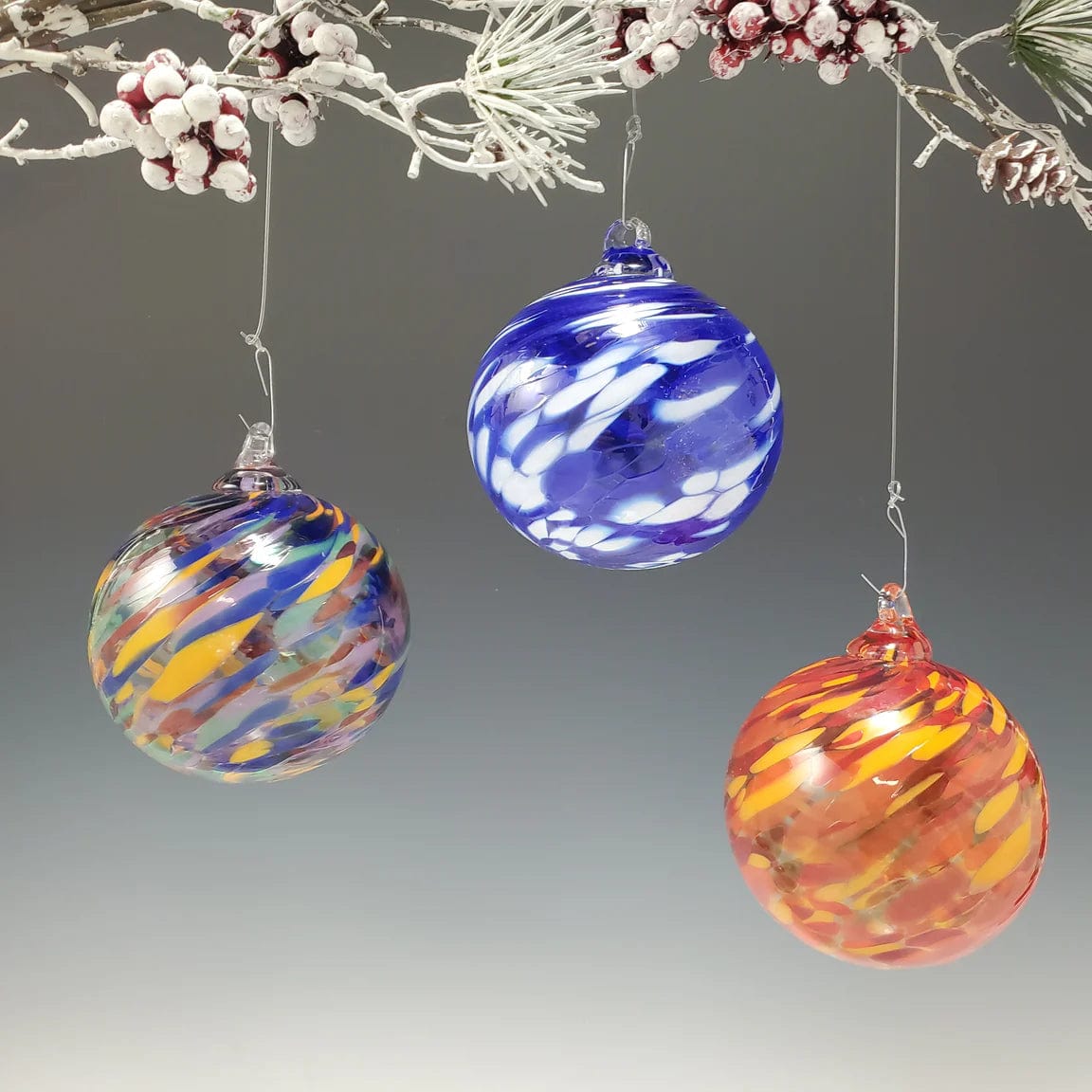 Smash Glass Ornament by Rosetree Glass Studio