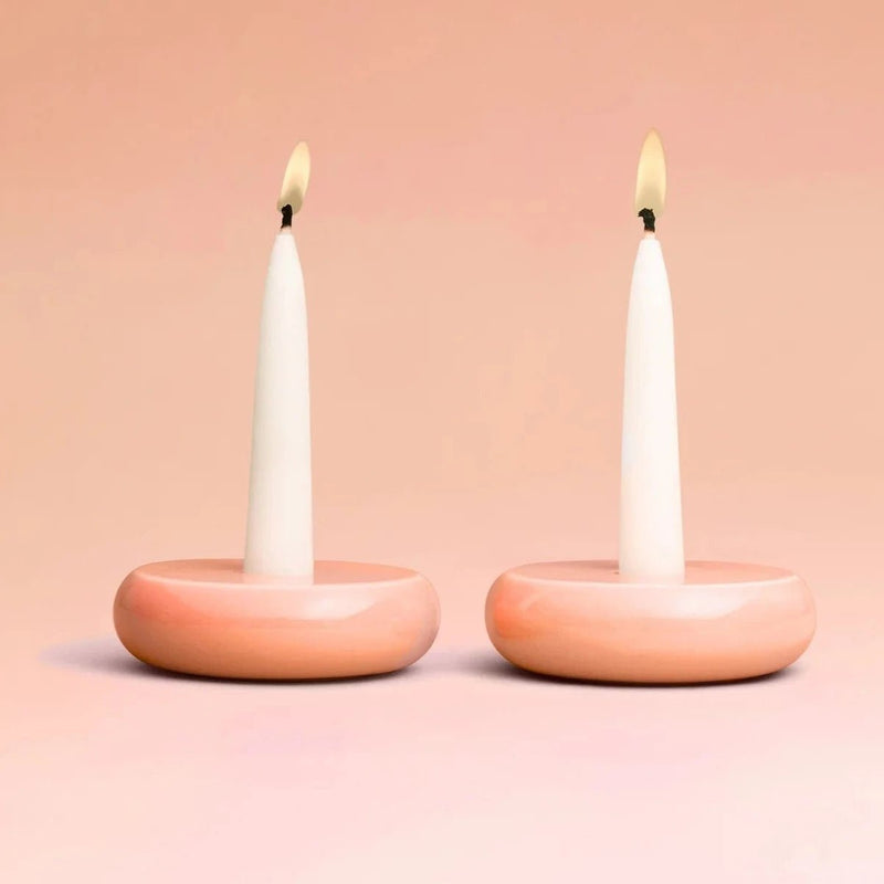 Tchotchke Judaica - Donut Shabbat Candlesticks - ModernTribe