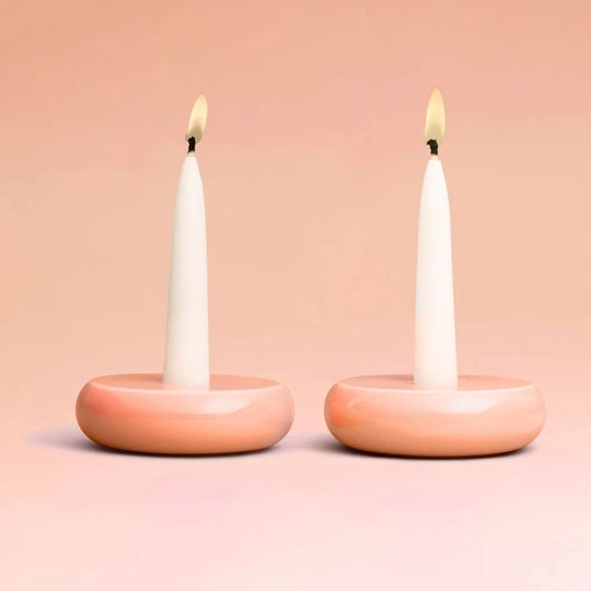 Donut Shabbat Candlesticks
