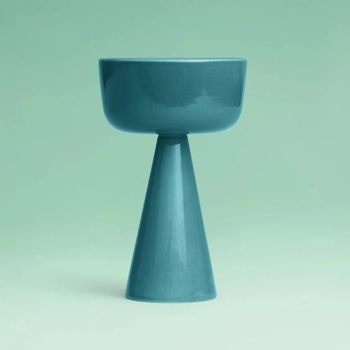 Tchotchke Judaica - Cone Kiddush Cup - Spruce/Peacock - ModernTribe