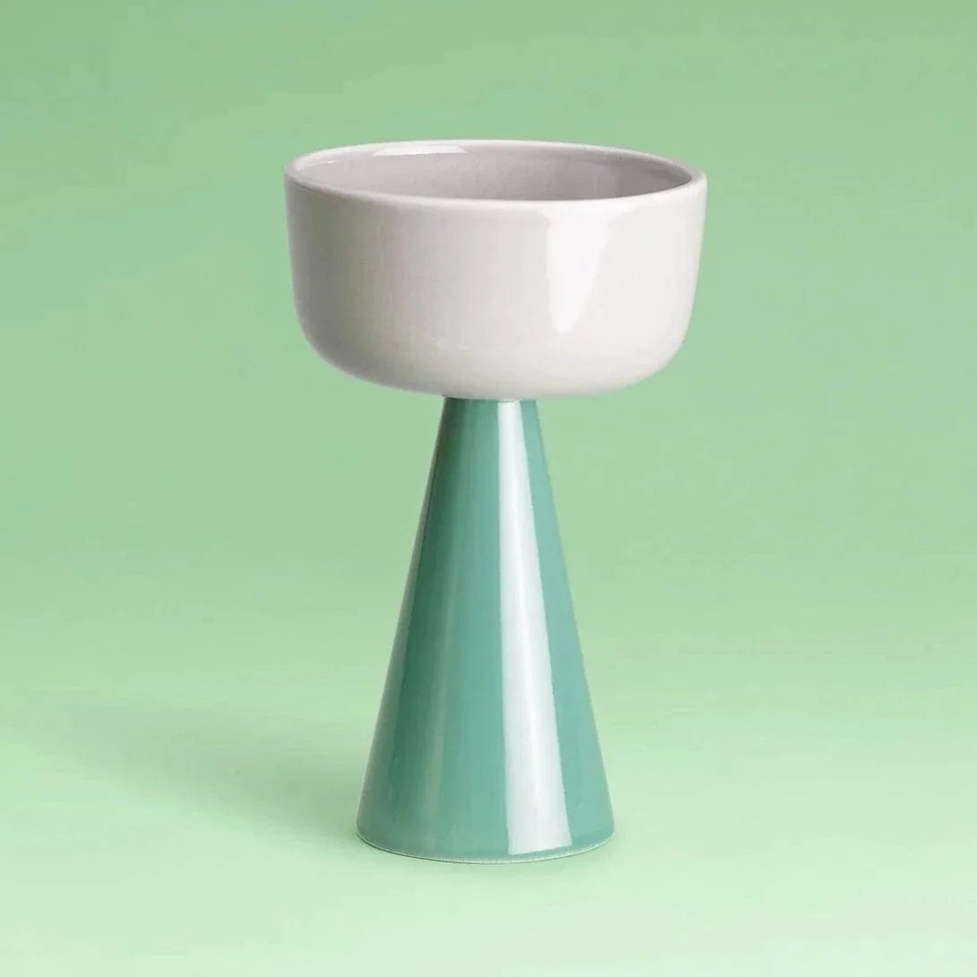 Cone Kiddush Cup - Putty/Sea