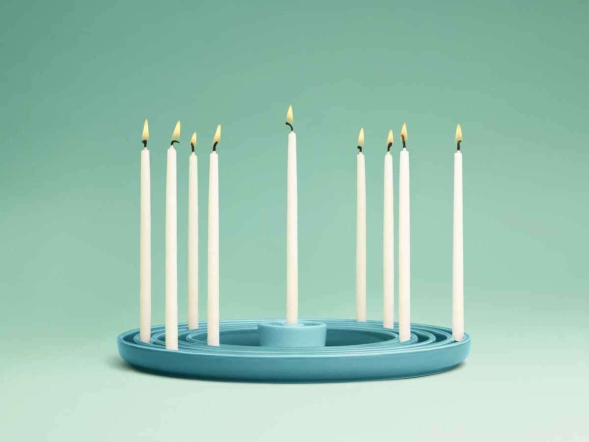 Tchotchke Judaica Menorah Ripple Menorah