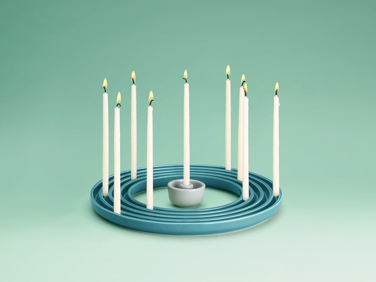 Tchotchke Judaica Menorah Ripple Menorah