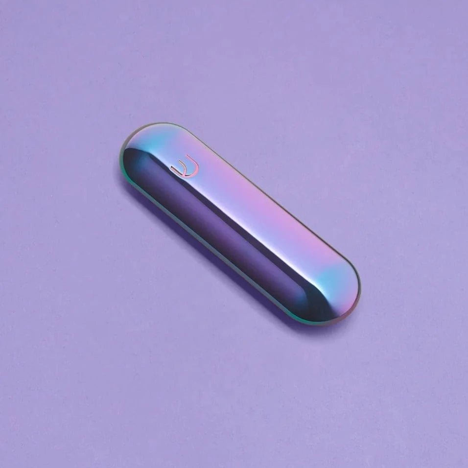 Tchotchke Judaica - Aluminum Pill Mezuzah Case - Iridescent - ModernTribe