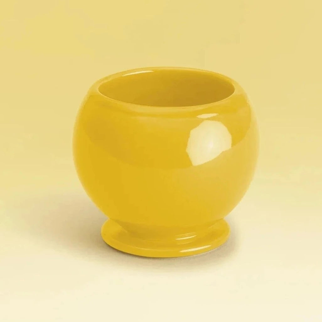 Tchotchke Judaica Kiddush Cups Mustard Bubble Kiddush Cup - Mustard