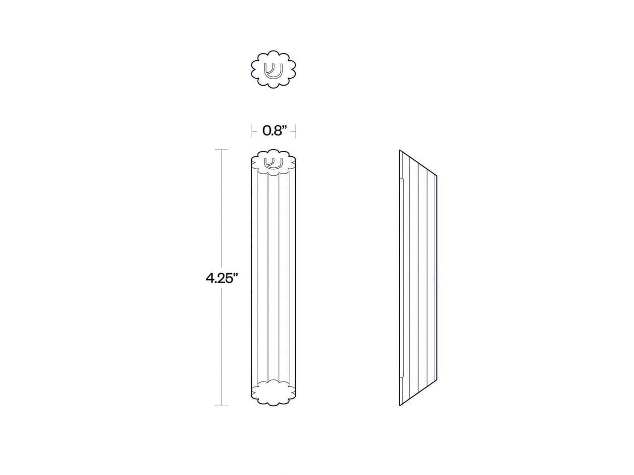Tchotchke Judaica - Blum Aluminum Mezuzah - ModernTribe