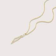 HOTCROWN - Israel Frame Necklace with Diamonds - 14k Yellow, Rose or White Gold - ModernTribe