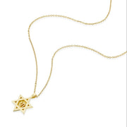 HOTCROWN - Chai Star of David Necklace - 14k Yellow, Rose or White Gold - ModernTribe