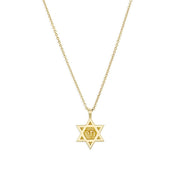 HOTCROWN - Chai Star of David Necklace - 14k Yellow, Rose or White Gold - ModernTribe