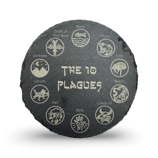 Slate Plague Coasters by Joy Stember - Set of 4