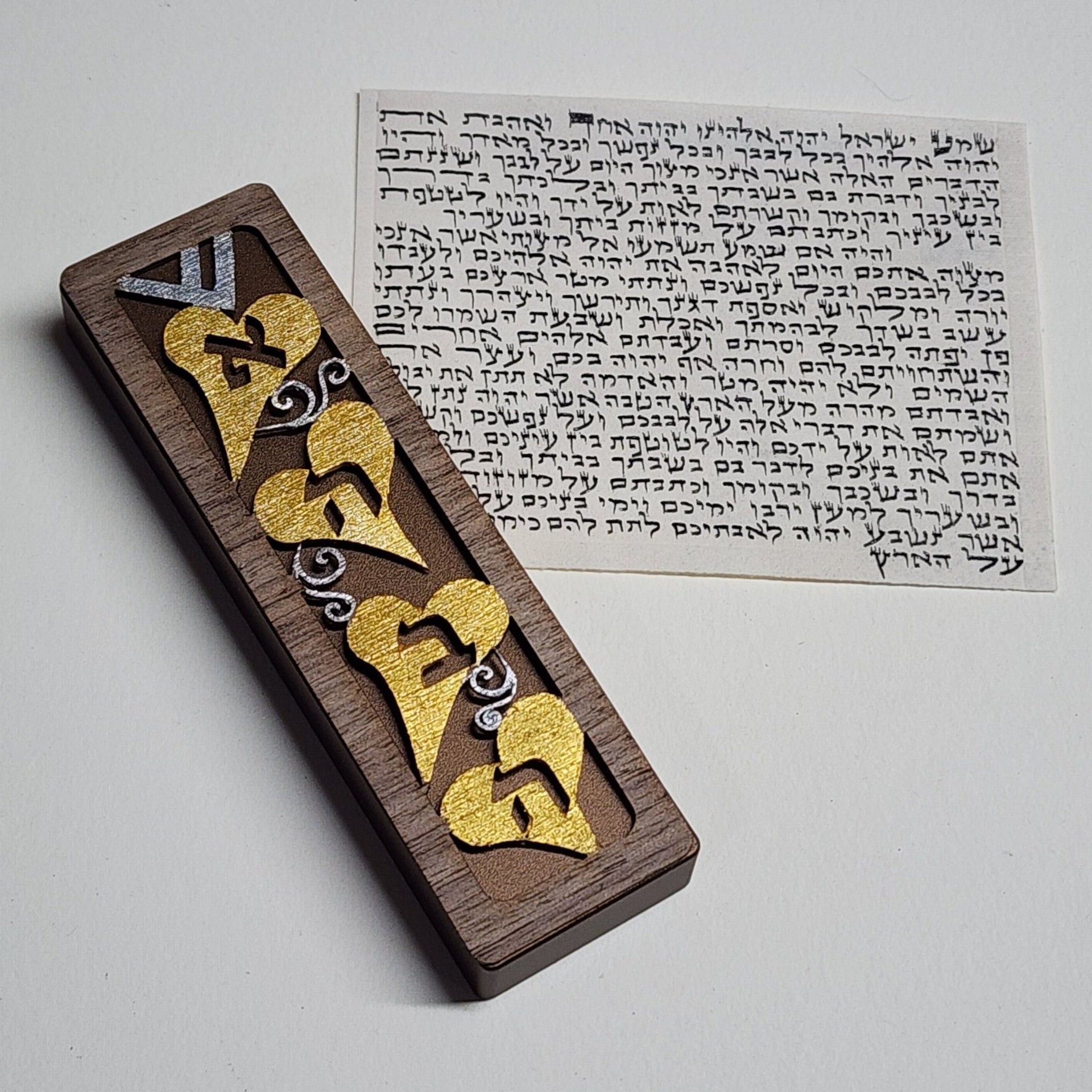 Glenn Grubard Designs - Ahava Mezuzah by Glenn Grubard - (Choice of Colors) - ModernTribe