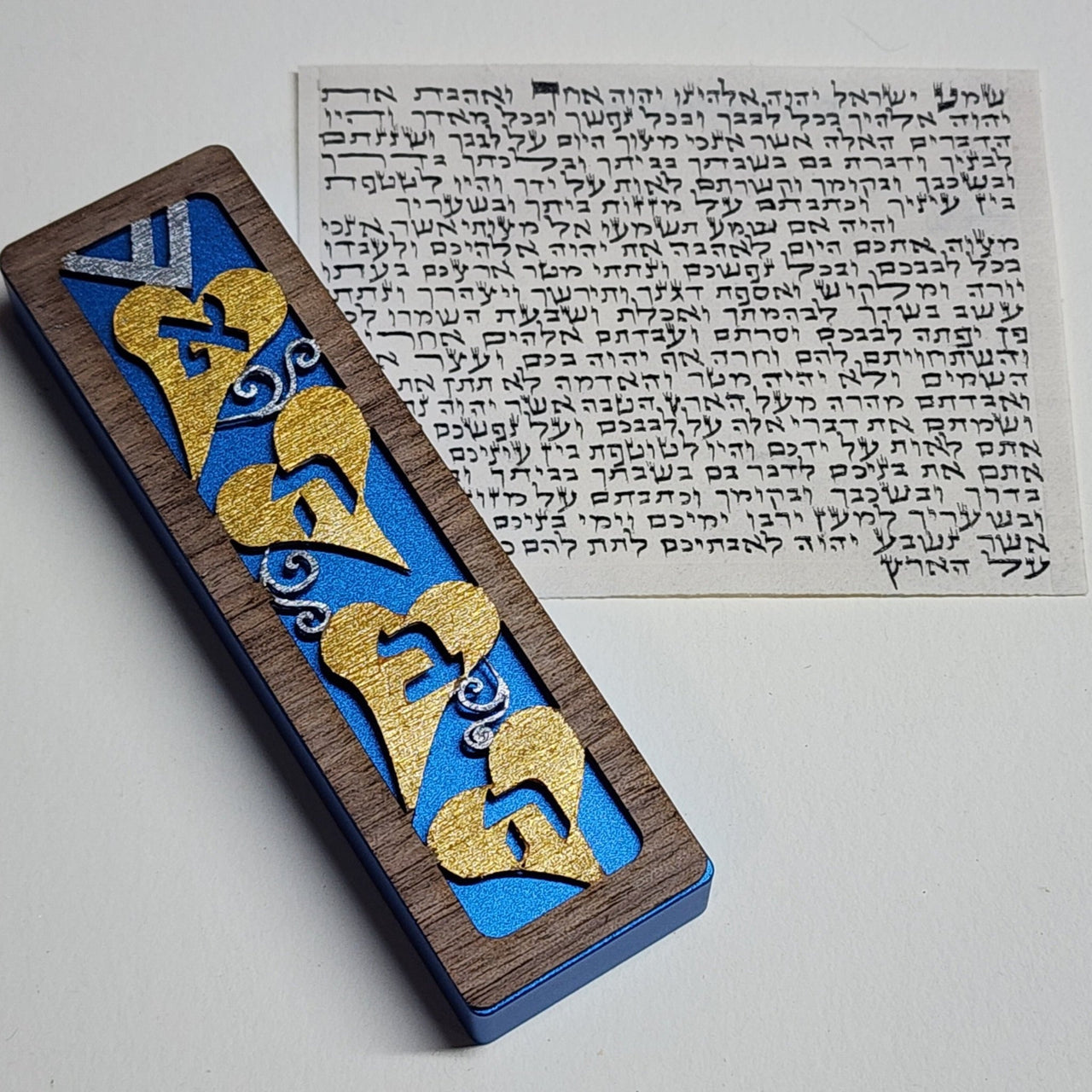 Glenn Grubard Designs - Ahava Mezuzah by Glenn Grubard - (Choice of Colors) - ModernTribe
