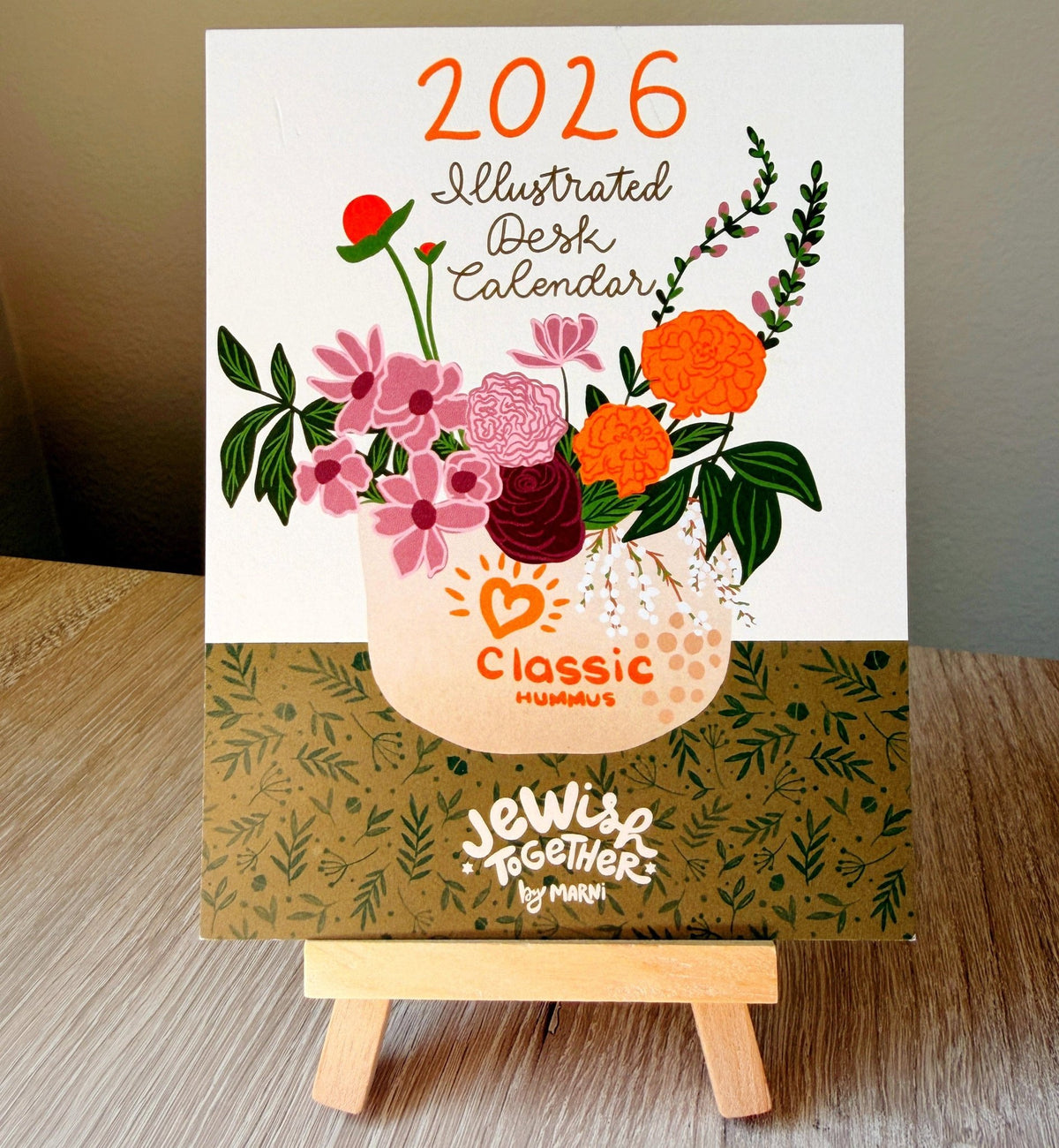 Jewish Together - Jewish Together 2026 Jewish Desk Calendar with Stand - ModernTribe