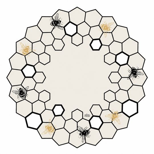 Bee Hive Challah Cover