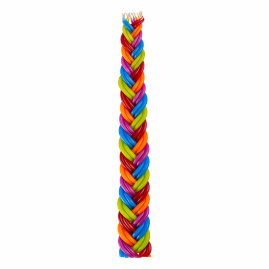 Multicolor Braided Havdalah Candle
