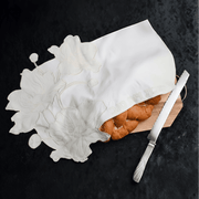 Allison Pearl Design - Ivory Flower Embroidered Challah Cover - ModernTribe