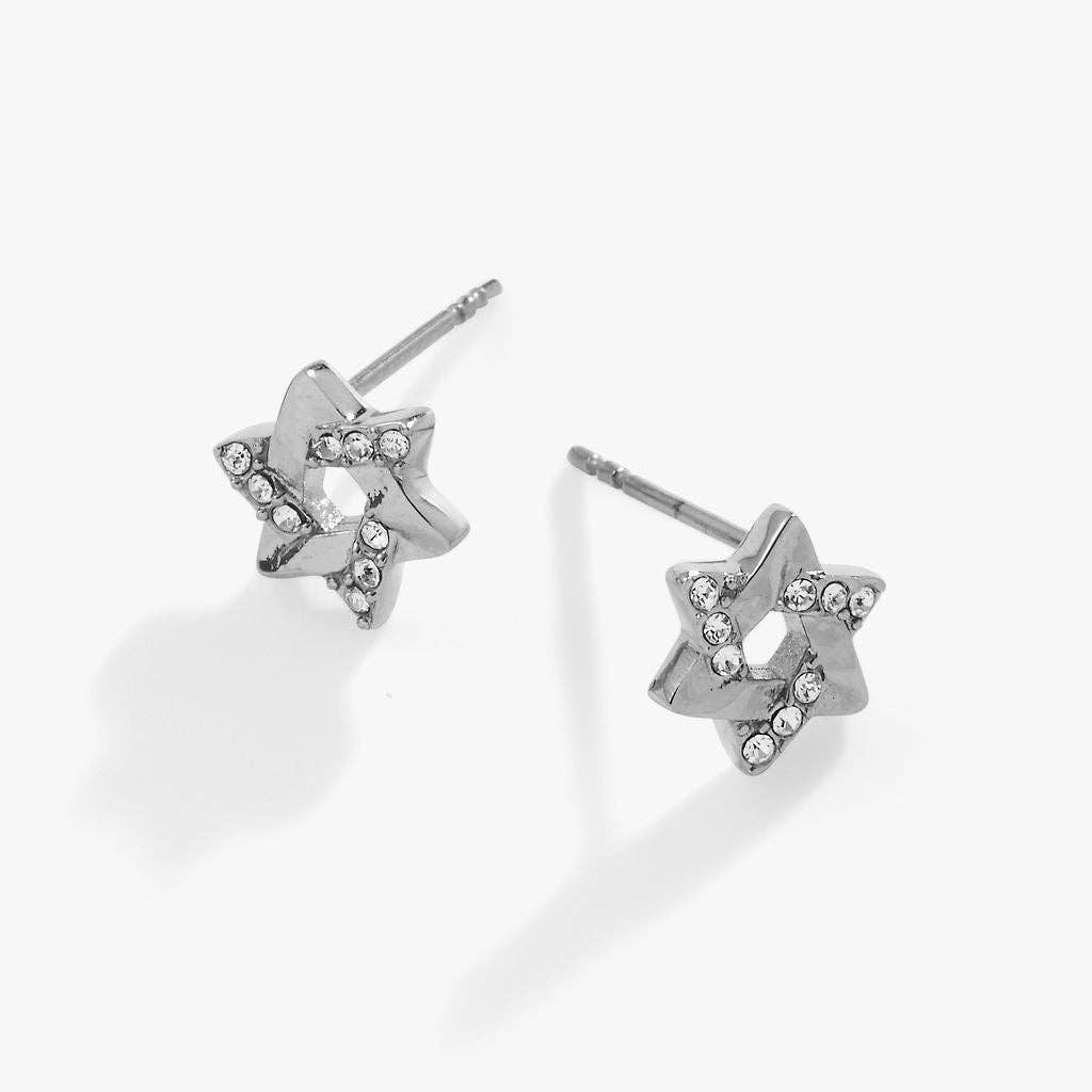 Alex and Ani - Star of David Mini Stud Earrings by Alex and Ani - Gold or Silver - ModernTribe