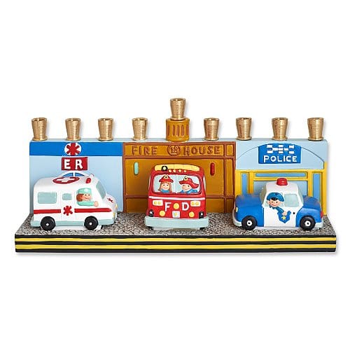 Zion Judaica - First Responders Menorah - ModernTribe