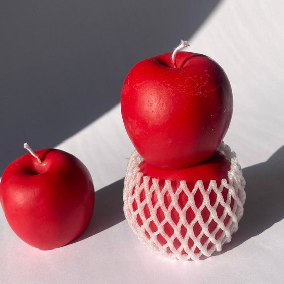 Shana Tova Apple Candle - Red