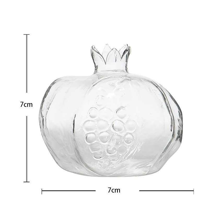 Ivore Group - Hydroponic Glass Pomegranate Vase - Clear - ModernTribe