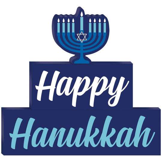 Happy Hanukkah Standing Sign
