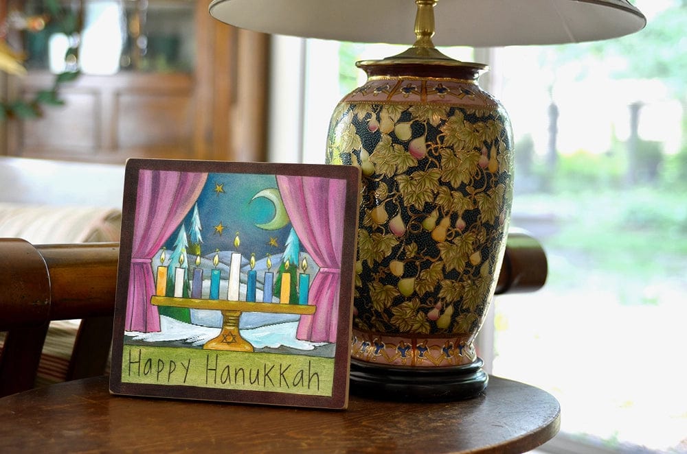 Sticks - Happy Hanukkah Star of David Wall Plaque - ModernTribe