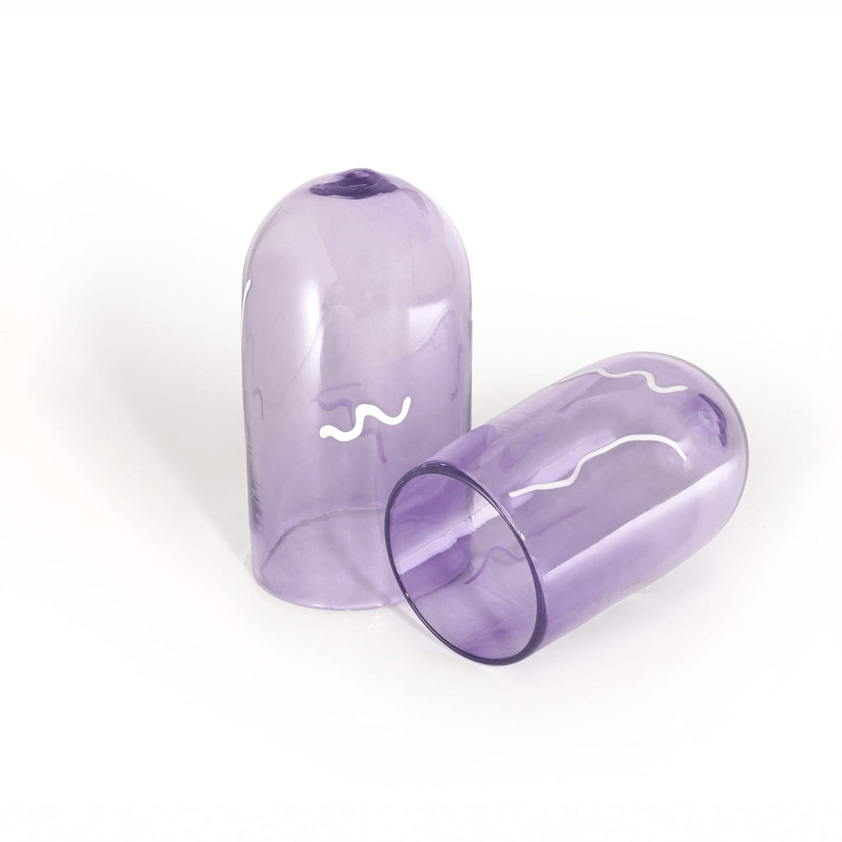 Tchotchke Judaica Smash Glasses Purple Wedding Smash Glass by Tchotchke - (Choice of Colors)