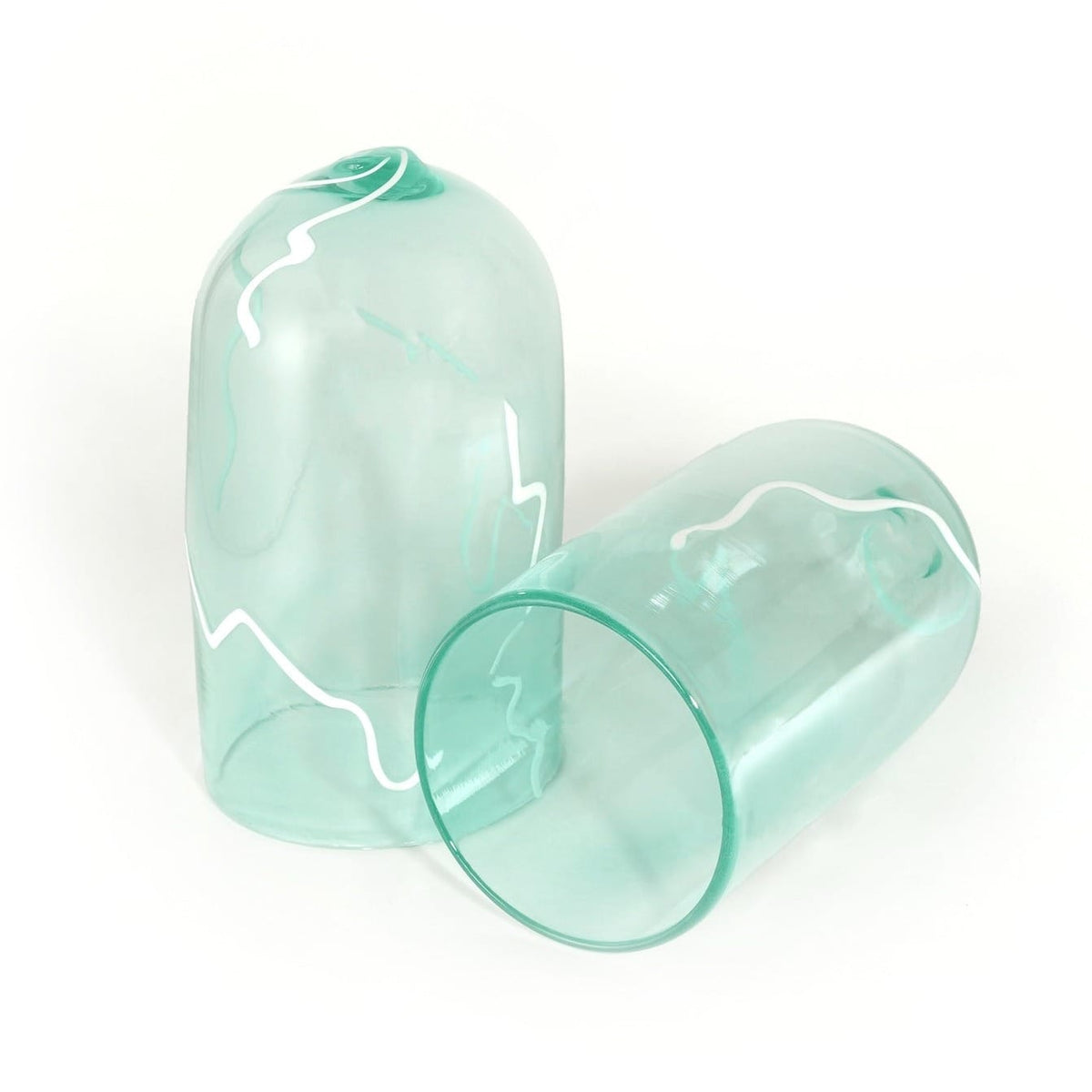 Tchotchke Judaica Smash Glasses Green Wedding Smash Glass by Tchotchke - (Choice of Colors)