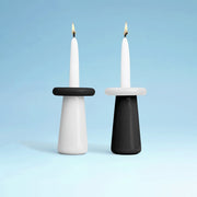Tchotchke Judaica Candlesticks Jade/Fern Mushroom Shabbat Candlesticks (Choice of Colors)