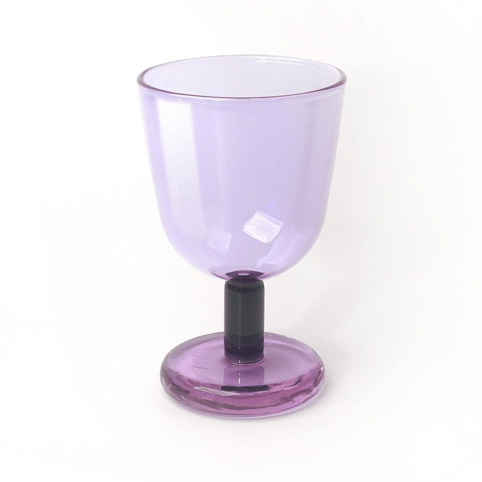 Tchotchke Judaica Kiddush Cups Purple/Smoke Glass Buttercup Kiddush Cup (Choice of Colors)