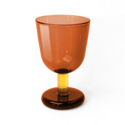 Tchotchke Judaica Kiddush Cups Amber/Yellow Glass Buttercup Kiddush Cup (Choice of Colors)