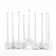 Tchotchke Judaica Menorahs Milk Ceramic Bubble Menorah (Choice of Colors)