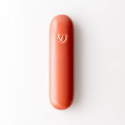 Tchotchke Judaica Mezuzahs Coral Ceramic Pill Mezuzah Case (Choice of Colors)
