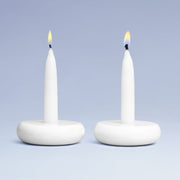 Tchotchke Judaica Candlesticks Milk Donut Shabbat Candlesticks (Choice of Colors)