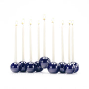 Tchotchke Judaica Menorahs Indigo Ceramic Bubble Menorah (Choice of Colors)