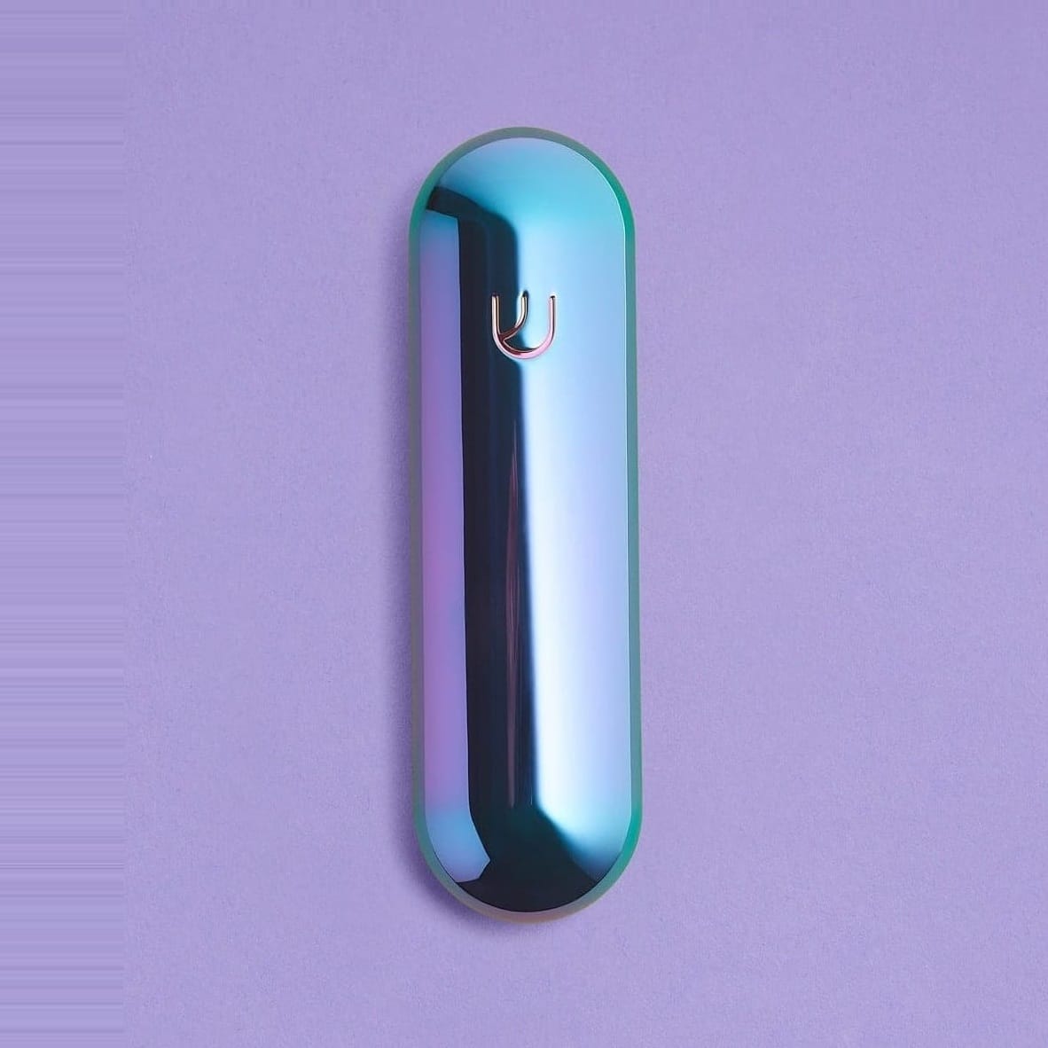 Tchotchke Judaica Mezuzahs Iridescent Aluminum Pill Mezuzah Case (Choice of Colors)