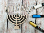 Hudson Valley Makers Co. Crafts Mini Menorah Craft for Kids