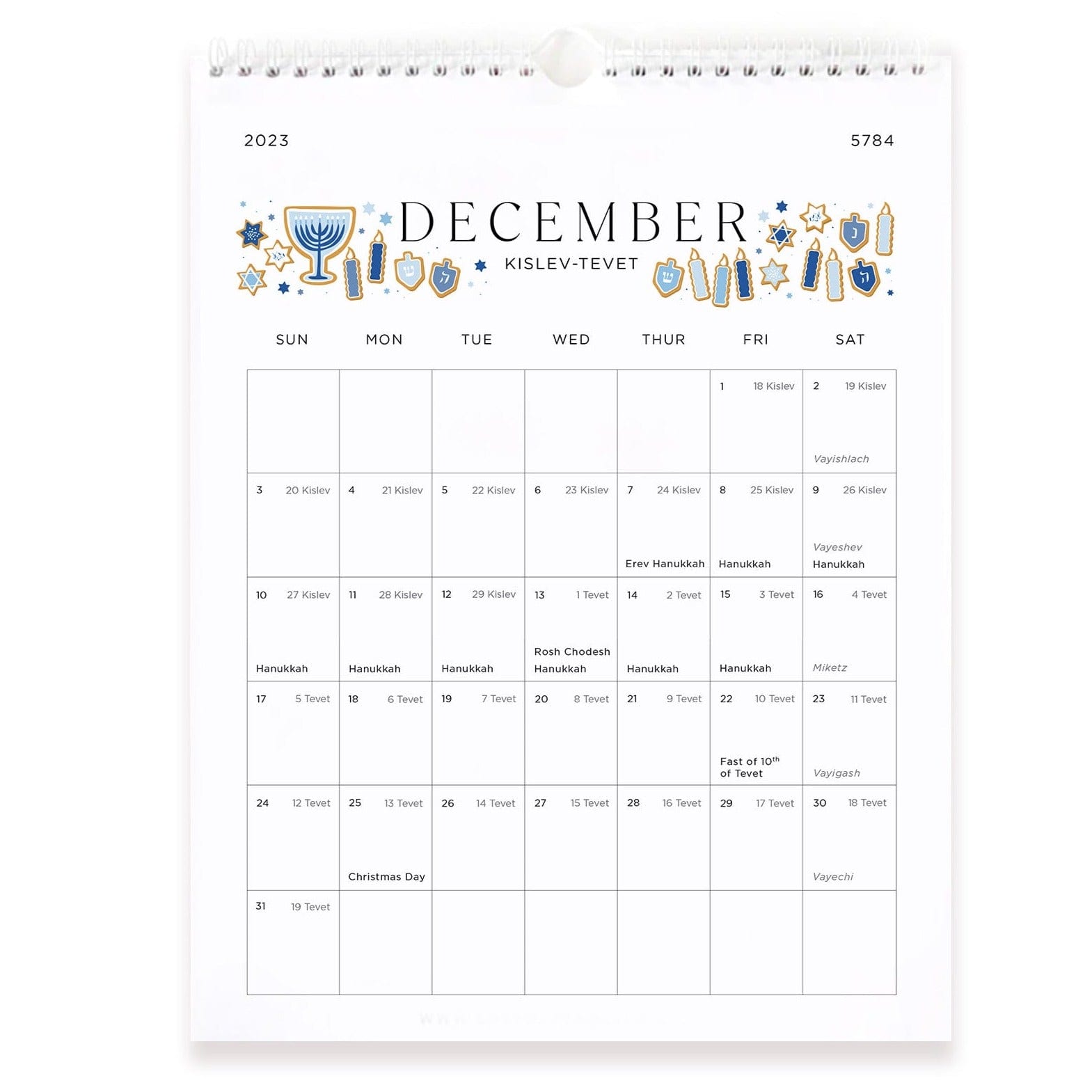 16 Month Jewish Wall Calendar - 5784/2023-2024 16-month-jewish-wall-calendar-5784-2023-2024